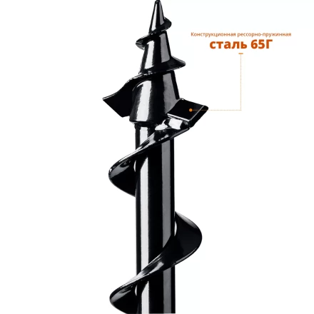 ЗУБР d 60 мм, грунт, шнек для мотобуров (7051-6) купить в Нижневартовске