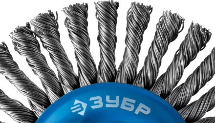 ЗУБР "ПРОФЕССИОНАЛ". Щетка дисковая для УШМ, плетеные пучки стальной проволоки 0,5мм, 115ммхМ14 35192-115_z02 купить в Нижневартовске