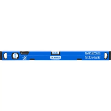 Уровень ЗУБР "ПРОФЕССИОНАЛ" "МАГНИТ" с перископом, фрезерован поверхность, 2 цельные противоудар ампулы, магнитный, 600мм 34589-060 купить в Нижневартовске