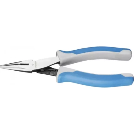 Тонкогубцы ЗУБР "ПРОФЕССИОНАЛ", хромоникелевая сталь, двухкомпонентная рукоятка, 115мм 22173-3-11 купить в Нижневартовске