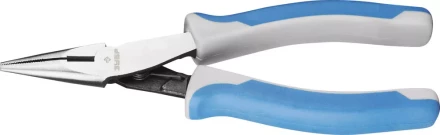 Тонкогубцы ЗУБР "ПРОФЕССИОНАЛ", хромоникелевая сталь, двухкомпонентная рукоятка, 115мм 22173-3-11 купить в Нижневартовске