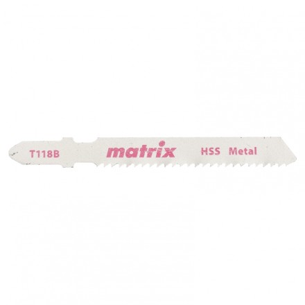 Полотна для электролобзика по металлу 3 штук T118B 50x2мм HSS MATRIX 78229 купить в Нижневартовске