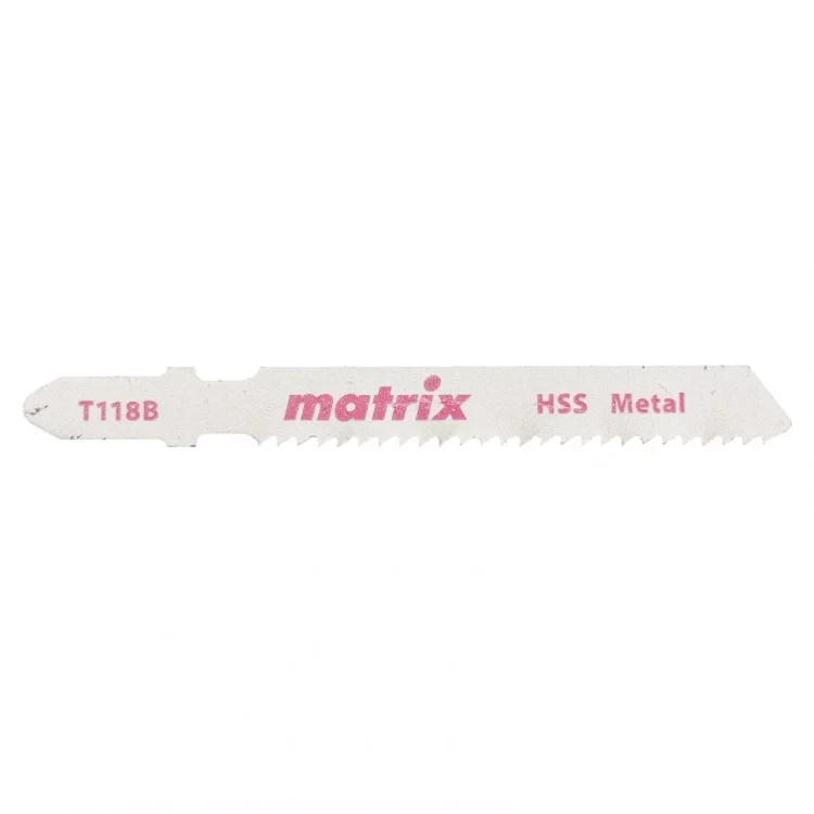 Полотна для электролобзика по металлу 3 штук T118B 50x2мм HSS MATRIX 78229 купить в Нижневартовске