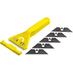 Набор STAYER &quot;STANDARD&quot;: Скребок пластмассовый с 5 лезвиями, 50мм 0851-H6_z01