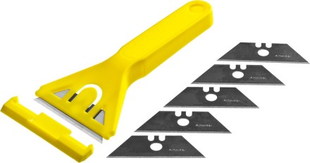 Набор STAYER &quot;STANDARD&quot;: Скребок пластмассовый с 5 лезвиями, 50мм 0851-H6_z01 купить в Нижневартовске