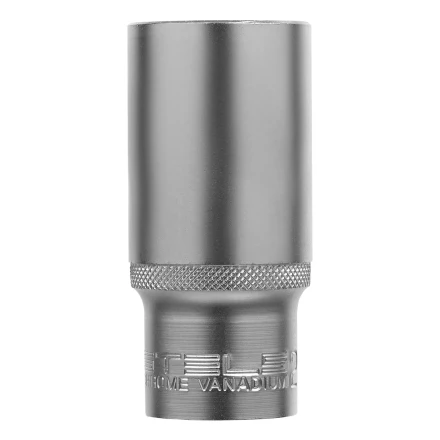 Головка торцевая удлиненная, 27 мм, шестигранная, CrV, под квадрат 1/2 Stels 13884 купить в Нижневартовске