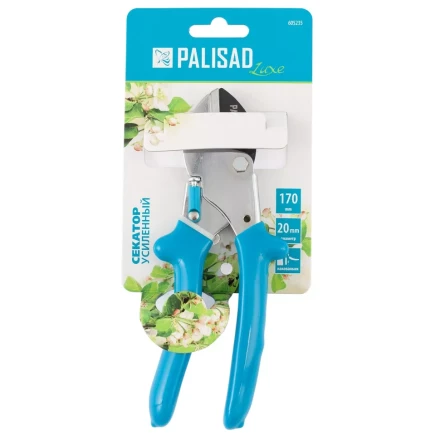 Секатор с наковальней Palisad, 170 мм, усиленный, рукоятки в ПВХ-оболочке, Luxe 605235 купить в Нижневартовске