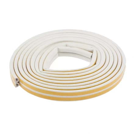 Уплотнитель 6 м профиль "D" белый СИБРТЕХ 93935 купить в Нижневартовске