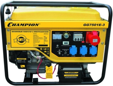 Генератор бензиновый CHAMPION GG7501E купить в Нижневартовске
