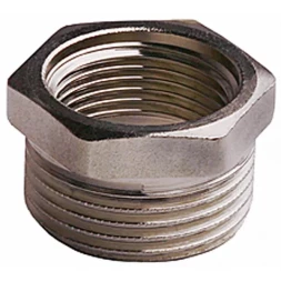 Футорка GENERAL FITTINGS никелированная латунь, 1/2" х 3/8" 51081-1/2-3/8