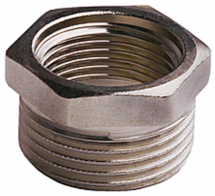 Футорка GENERAL FITTINGS никелированная латунь, 1/2" х 3/8" 51081-1/2-3/8 купить в Нижневартовске