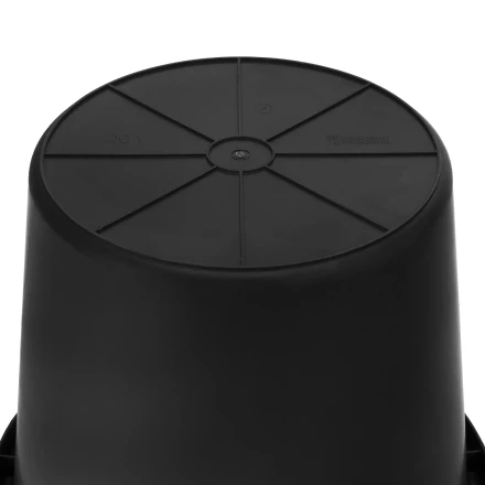 Ведро строительное пластмассовое Сибртех 81480, 20 л, высокопрочное с носиком купить в Нижневартовске