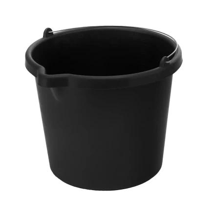 Ведро строительное пластмассовое Сибртех 81480, 20 л, высокопрочное с носиком купить в Нижневартовске