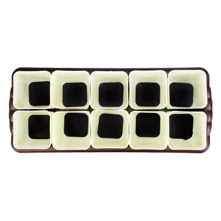 Набор для рассады Palisad 643451, поддон 444х185х82 мм, 10 горшочков по 460 мл. с выдвижным дном купить в Нижневартовске