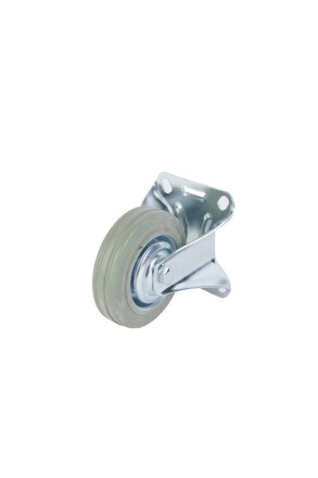 Колесо неповоротное серая резина FC 46 f 100 мм 1027207 купить в Нижневартовске
