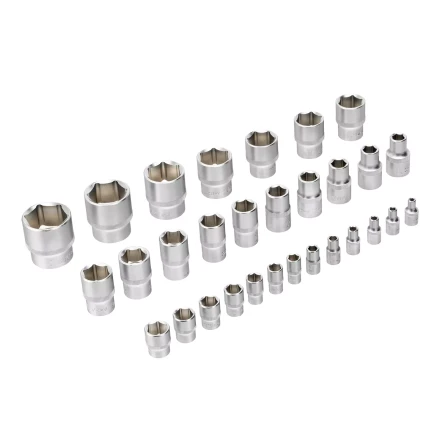 Набор инструментов Denzel 15814, 1/2", 1/4", CrV, S2, пластиковый кейс, 109 предметов купить в Нижневартовске