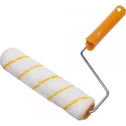 Валик GIRPAINT ПОЛИАКРИЛ малярный в сборе, ворс 12мм, бюгель 6мм, 40х240мм, STAYER Master 0315-24 купить в Нижневартовске