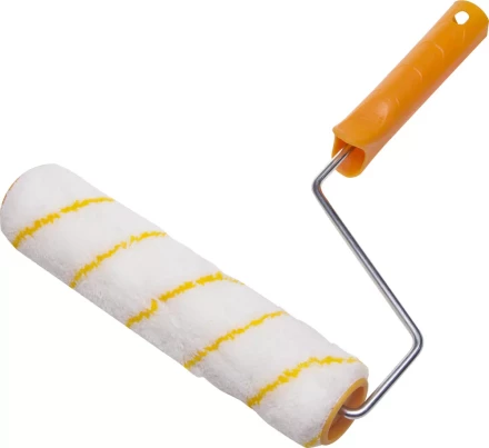 Валик GIRPAINT ПОЛИАКРИЛ малярный в сборе, ворс 12мм, бюгель 6мм, 40х240мм, STAYER Master 0315-24 купить в Нижневартовске