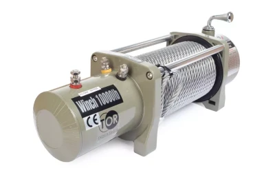 Лебедка автомобильная TOR ЛА S10000 г/п 4536 кг 28 м 12V 1141004