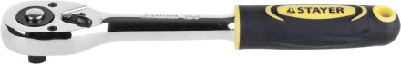 Трещотка для торцовых головок STAYER &quot;PROFI&quot;, Сr-V сталь, 45 зубцов, 3/8&quot; 27786-3/8 купить в Нижневартовске