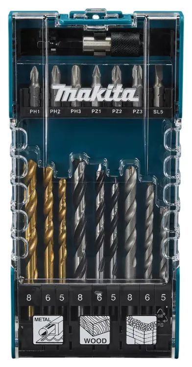 Набор сверл по металлу, дереву и бетону Makita D-74887 купить в Нижневартовске
