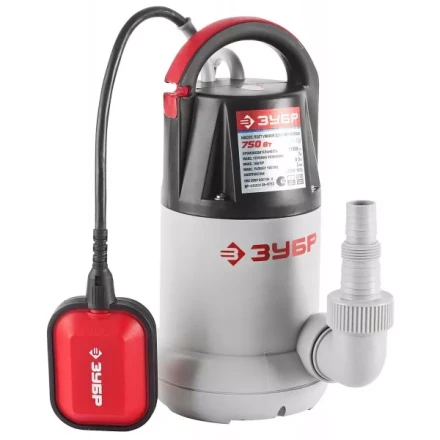 Насос ЗУБР погружной, дренажный, для чистой воды, напор 8,5 л, 250 л/мин, 750Вт ЗНПЧ-750 купить в Нижневартовске