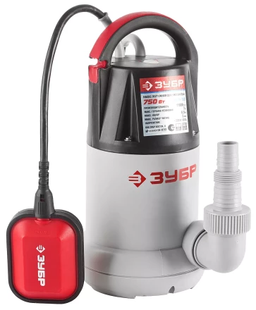 Насос ЗУБР погружной, дренажный, для чистой воды, напор 8,5 л, 250 л/мин, 750Вт ЗНПЧ-750 купить в Нижневартовске