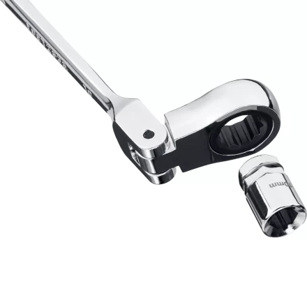 Наборы трещоточных комбинированных ключей шарнирных с адаптерами серия ПРОФЕССИОНАЛ купить в Нижневартовске