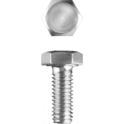 Болт ЗУБР "МАСТЕР" с шестигранной головкой, ГОСТ 7798-70, класс прочности 5.8, оцинкованный, M5x12мм, 5кг 303080-05-012