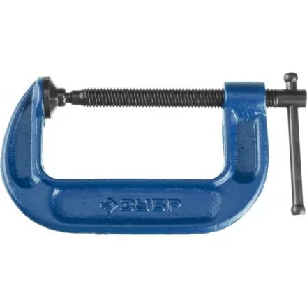 Струбцина  ЗУБР "ПРОФЕССИОНАЛ" тип "G", корпус - ковкий чугун, 100мм 32245-100_z01 купить в Нижневартовске