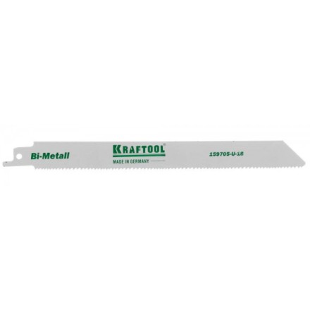 Полотно KRAFTOOL &quot;INDUSTRIE QUALITAT&quot;, S1122VF, для эл/ножовки, Bi-Metall, по металлу, дереву, шаг 1,8-2,5мм, 180мм 159705-U-18 купить в Нижневартовске