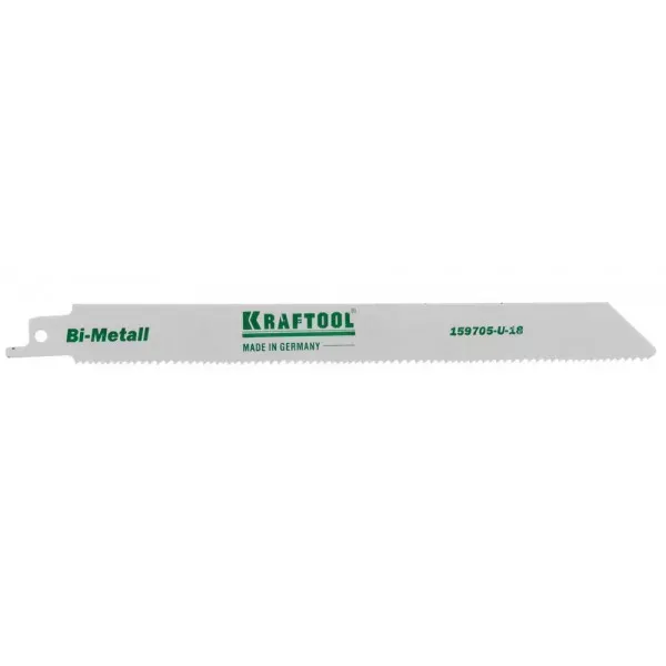 Полотно KRAFTOOL "INDUSTRIE QUALITAT", S1122VF, для эл/ножовки, Bi-Metall, по металлу, дереву, шаг 1,8-2,5мм, 180мм 159705-U-18 купить в Нижневартовске