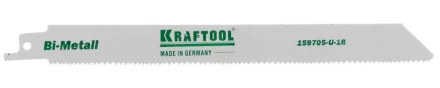 Полотно KRAFTOOL "INDUSTRIE QUALITAT", S1122VF, для эл/ножовки, Bi-Metall, по металлу, дереву, шаг 1,8-2,5мм, 180мм 159705-U-18 купить в Нижневартовске
