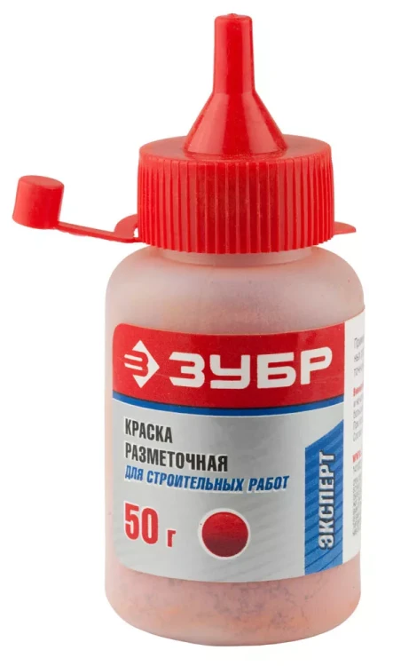 Краска ЗУБР разметочная для строительных работ, красная, 50г 4-06405-2_z01 купить в Нижневартовске