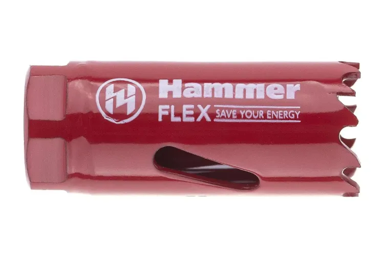Коронка биметаллическая HAMMER Ф22х38мм 5/8" BiMETALL (224-003) купить в Нижневартовске