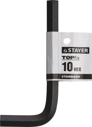Ключ имбусовый STAYER &quot;STANDARD&quot;, сталь, черный, 10мм 27405-10 купить в Нижневартовске