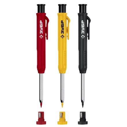 ЗУБР АСК набор: 18 сменных грифелей: 6ч + 6ж + 6к ( d 2,8 мм, HB), 3 автоматических карандаша (06312-H6) купить в Нижневартовске