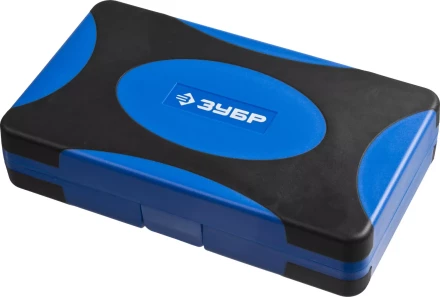 Набор ЗУБР "ПРОФИ": Отвертка с двухкомп рукояткой, насадки и мини трещетка, 47 предм, пластиковый бокс 25283-H47 купить в Нижневартовске