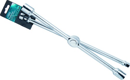 Ключ-крест баллонный складной 17,19,21mm и 1/2&quot; 406мм хромир. Gross 14250 купить в Нижневартовске