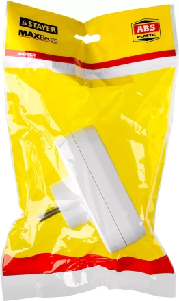 Разветвитель электрический MAXElectro, STAYER 55087-2, 2 гнезда, 10А/220В 55087-2 купить в Нижневартовске