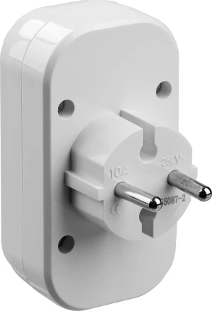 Разветвитель электрический MAXElectro, STAYER 55087-2, 2 гнезда, 10А/220В 55087-2 купить в Нижневартовске