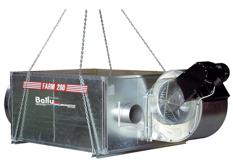 Подвесной газовый теплогенератор BALLU FARM 115 M/C LPG купить в Нижневартовске