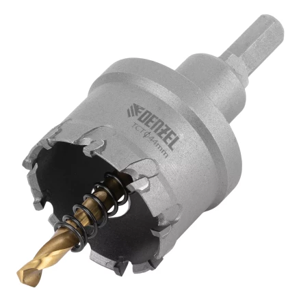 Коронка по металлу твердосплавная, 44 мм Denzel 724014 купить в Нижневартовске