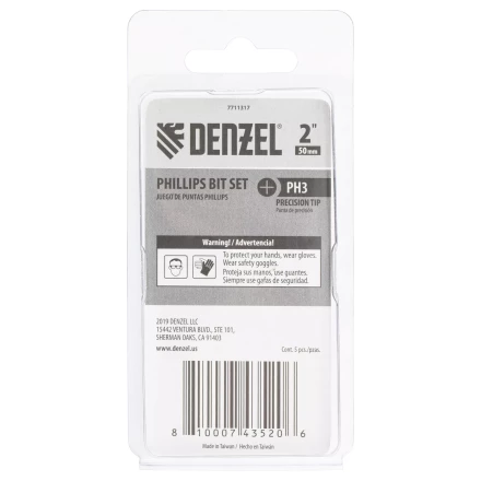 Бита PH3x50, 5 шт. Denzel 7711317 купить в Нижневартовске