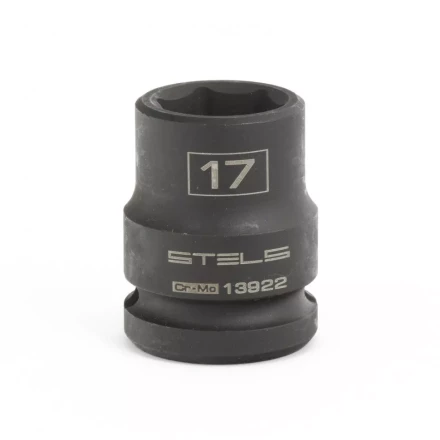 Головка ударная шестигранная 17 мм 1/2" CrMo Stels 13922 купить в Нижневартовске