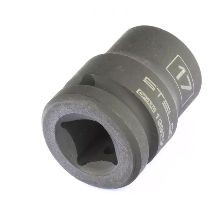 Головка ударная шестигранная 17 мм 1/2" CrMo Stels 13922 купить в Нижневартовске