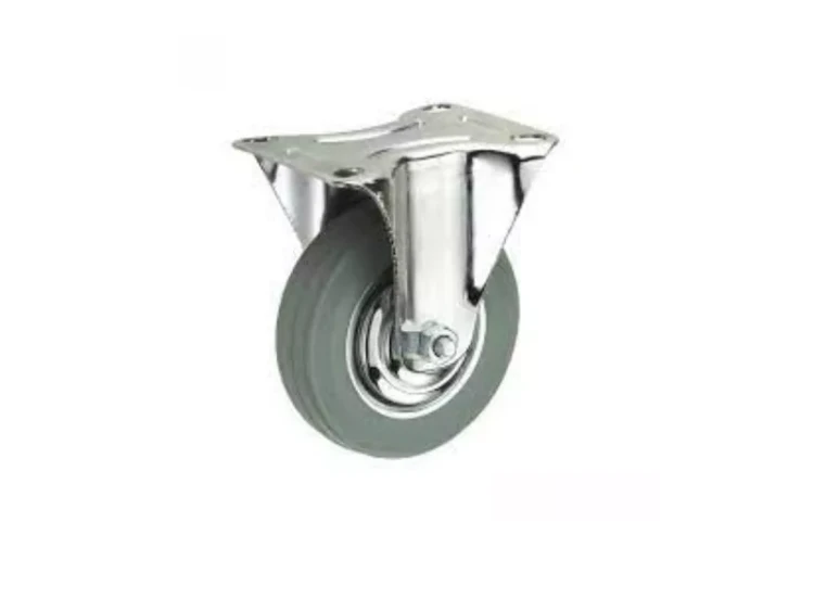 Колесо неповоротное серая резина FC 54 f 125 мм 1027208 купить в Нижневартовске