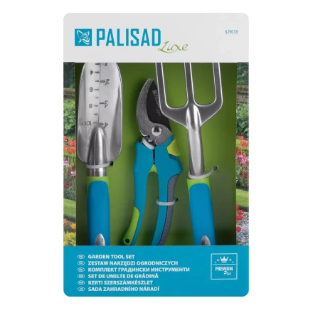Набор садового инструмента с секатором Palisad 629018, алюминиевый цельнолитой, 3 предмета, LUXE купить в Нижневартовске