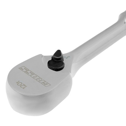 Ключ-трещотка 1/4&quot; Gross 14050, CrV, 120 зубьев, цельнометаллический, хром купить в Нижневартовске
