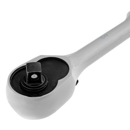 Ключ-трещотка 1/4&quot; Gross 14050, CrV, 120 зубьев, цельнометаллический, хром купить в Нижневартовске